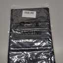 2Pcs 36inch Black Kitchen Tier Curtains for Windows, Semi Light Filtering Curtains for Bedroom, Living Room, Basement, Bathroom, Window Treatments (24" W x 36" L)