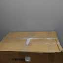 KISLOT Dining Chairs Set of 2, Upholstered Modern Kitchen Chairs with Ergonomic Backrest, Faux Leather Cushion Seat & Metal Legs for Living Room, Restaurant, and Café, Brown