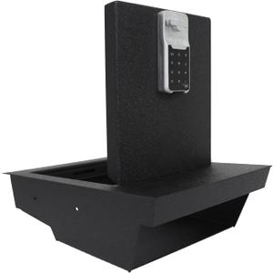 Underseat Console Safe Vault - KEREN Console Gun Safe Box Compatible with Ford F150 2015-2026, Electronic Keypad Lock