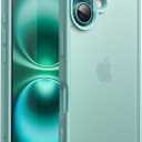 JETech Matte Case for iPhone 16 Plus 6.7-Inch, Shockproof Military Grade Drop Protection, Frosted Translucent Back Phone Cover, Anti-Fingerprint (Teal)