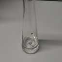 Lallisa 6 Pcs Glass Bud Vases for Centerpieces Maria Modern Clear Small Skinny Decorative Single Flower Bud Vase for Wedding Party Event Home Office Decoration(9.84 Inch, Transparent Color)