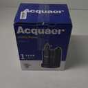 Acquaer Submersible Water Pump 1/6 HP Sump Pump Thermoplastic Utility Pump Small Electric Water Pump 1750GPH Water Remove for Basement Hot Tubs Garden Pool Cover Draining with 10 ft Cord