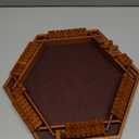 WOOD CITY Shut The Box Game Wooden for 6 Players, Close The Box Math Game for Kids Adults with 16 Dice, 6 Way Tabletop Quick Board Game for Family Friends 3+ Years Old in Classroom, Party or Pub