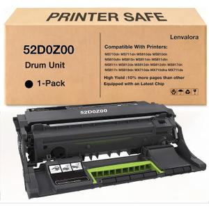 52D0Z00 Imaging Unit Replacement for Lexmark 520Z 52D0Z00 Drum Unit Compatible for Lexmark MS810 MS811 MS710 MS711 MS812 MX710 MX810 MX811 MX812 Printer