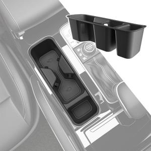 xipoqix Car Cup Holder Compatible with 2020-2025 Kia Telluride Center Console Organizer Drink Holder Replacement for 20-25 Kia Telluride Accessories(Compatible with 2020-2025 Telluride)