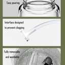 3 x Oil Sprayer for Cooking,2 in 1 Olive Oil Dispenser and Oil Sprayer 470ml Olive Oil Spritzer for Air Fryer, Salad,BBQ,Roasting-Black