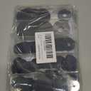 120Pcs Flat Rubber Washers Assortment Kit, 16/ 18/ 20/ 25/ 30mm Black Washer, Vibration Absorbing Pads Sealing Rubber Washers for Faucets Garden Bolts Screws Hose Plumbing Shower Head- 5 Sizes