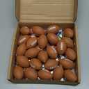 Hxezoc 24 Pieces Valentine's Day Cards Mini Squeeze Footballs with Valentine's Cards Bulk, Stress Sports Ball Keychain, Valentine's School Classroom Exchange Gifts for Kids Valentine Prizes Supplies