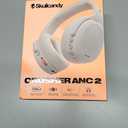 Skullcandy Crusher ANC 2 Wireless Over-Ear Bluetooth Headphones with Multi-Sensory Bass, Active Noise Cancelling, Up to 60 Hours Battery, Microphone for iPhone Android - Bone