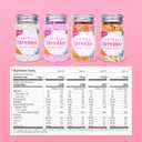 Pink Sprinkles Set, Sujoygar Edible Valentines Cake Sprinkles, Fancy Pink Gold White Sprinkles Mix for Cake Decorating Cupcakes Toppers Baking Cookies Ice Cream Dounts Wedding Decoration (7.04 Oz) (Single)