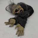 JOYIN Halloween Zombie Decoration Outdoor, Groundbreaker Halloween Outside Decor, Scary Zombies Props with Glowing Eyes and Sound for Graveyard Haunted House Lawn Yard Garden Decoration