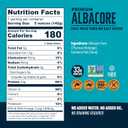 Wild Planet Wild Albacore Tuna, No Salt Added, 5 Ounce Can, Pack of 12 (EXP 08/05/29)