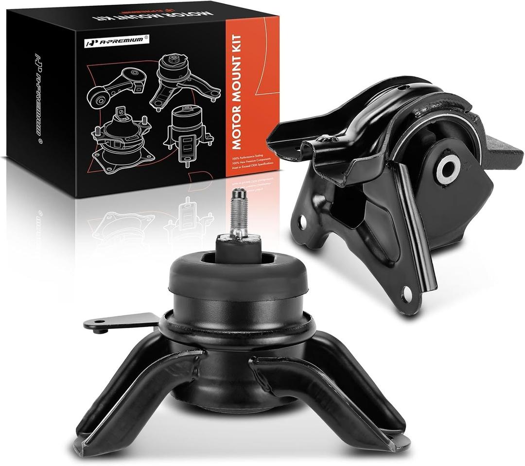 A-Premium 2PCS Engine Motor Mount and Transmission Mount Kit Compatible with Hyundai Sonata, 2011 2012 2013 2014, 2.4L, GAS, Automatic Transmission, Without Sport Suspension