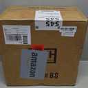 Gold Wall Sconce, HWH Single Wall Light Fixture Brushed Gold Wall Lamp with Frosted Milk White Striped Glass Shade, Modern Indoor Wall Sconce for Kitchen Bedroom Schoolhouse, 5HZG97B BG 1 Light