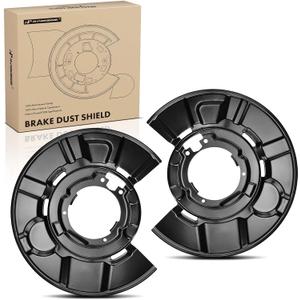 A-Premium Rear Side Brake Dust Shield Compatible with Select BMW Models - 320i xDrive, 323i, 325Ci, 325i, 325xi, 328d, 328i, 328i xDrive, 330e, 330i, 330i xDrive, 330xi, 335d, ActiveHybrid 3, 2-PC Set