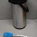 Coffee Carafe for Keeping Hot - 102oz/3L Airpot Coffee Dispenser with Pump - Insulated Stainless Steel Hot Beverage Dispenser for Parties - Thermal Carafe for Hot Drinks Water Tea Chocolate