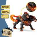 Schleich Eldrador Creatures - 5PC Fantasy Creature Set - Ice Wolf, Lava Hound, Rock Beast and Sword Figure Playset - Animal Monster Figurines for Boys and Girls - Durable Toys for Kids Ages 7+ | 72179
