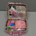 Kids Nail Polish Set for Girls Toys, Washable Quick-Dry Toddler Nail Art Kit with Air Cooling Dryer and Cosmetic Case, Christmas or Birthday Gifts for Girls Ages 3 4 5 6 7 9 10 11 12-Pink