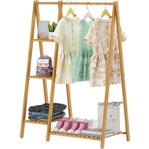 Bamboo Small Clothes Rack,Kids Clothing Rack, Mini Wooden Garment Rack with Shelves, Short toddler Dress Up Costume Racks for Hanging Cloth,Free Standing,Narrow Bamboo Small Clothes Rack,Kids Clothing Rack, Mini Wooden Garment Rack with Shelves, Short toddler Dress Up Costume Racks for Hanging Cloth,Free Standing,Narrow
