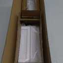 SRIWATANA White Floating Shelves, 24 Inch Solid Wood Storage Wall Shelves Set of 4 Display Ledge Shelves Decor for Bedroom, Living Room, Bathroom, Kitchen - White