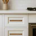 khtumeware 5 Pack 12 inch Hole Center Antique Brass Cabinet Pull with Backplate Solid Heavy-Duty Handles with Base Plate Cabinet Hardware Drawer Pulls Kitchen Cabinet