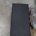 Large Dog Car Cage Black And Orange Leather Material, 24*24*20 in