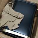 CEROELDA Small Bathroom Trash Can with Lid Soft Close, 5L/1.3 Gallon Stainless Steel Slim Garbage Can, Metal Waste Basket with Step Pedal, for Office, Bedroom, Toilet, Dorm Room (Black, 1.3 Gallon)