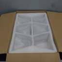 Teenyyou 6 Pcs Bell Shaped Alabaster Glass Lamp Shade Replacement Globe Ceiling Fan Light Covers with 1-5/8-inch Fitter Opening for Chandelier Wall Sconce Pendant Light Bathroom Vanity Fixture