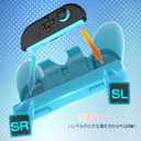 CloudValley 2-in-1 Grip Kit for Nintendo Switch 2 Joy-Cons [Holder + Wrist Strap] - Wear-Resistant Ergonomic Controller Holder, Enhanced Comfort (Blue + Orange)