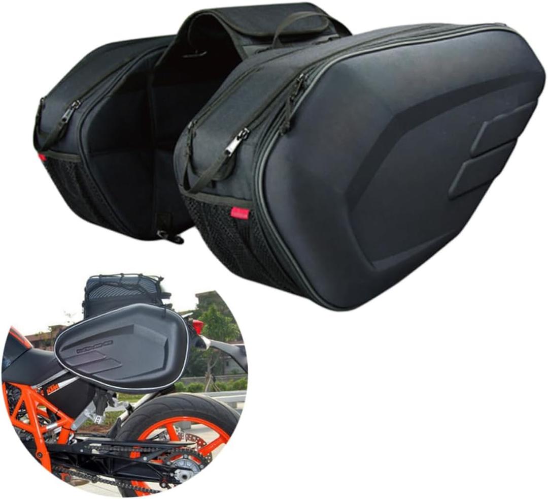 Strong Structure Motorcycle Saddle Bag Tail Bag for Motorcycles and Easy Installati