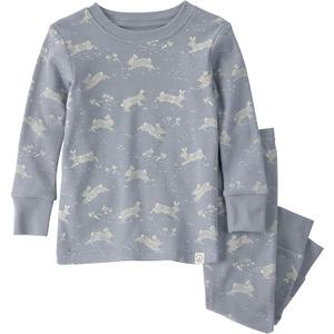 Little Planet by Carter's Neutral Sleep and Play made with Organic Cotton, Blue Bunnies, 6M