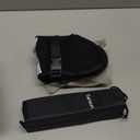 SARISUN 3 in 1 Airplane Travel Essentials Kit, Travel Pillow with Head Support, 3D Eye Mask for Sleeping, No Collapse Foot Hammock for Airplane, Portable Long Flights/Car Road Trip Essentials Sets