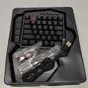 Redragon K585 PRO Wireless One-Handed Mechanical Keyboard, 42 Keys 3-Mode RGB 40% Gaming Keypad w/ 7 Onboard Macro Keys, Detachable Wrist Support, Rechargeable Battery (Red Switch)