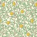 Lemon Wallpaper Leaf Peel and Stick Wallpaper Beige and Green 17.3"X393" Self Adhesive Wall Paper Removable Decorative Wallpapers Boho Contact Paper for Bedroom Bathroom Cabinets Decor Vinyl Roll
