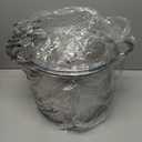 Stainless Steel Stockpot with Tempered Glass Lid 21.5 Quart, Durable 18/0 Stainless Steel, Impact-Bonded Base for Even Heating, Riveted Handles, Oven & All Stove Compatible