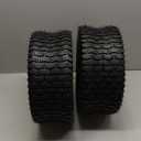 15x6.00-6 Tire and Inner Tube Set, TR-13 Straight Valve Stem, Replacement Riding Mower Front Wheel Assembly, 2 Pack