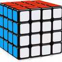 D-FantiX Yj Guansu 4x4 Speed Cube Puzzle 4x4x4 Cube Black 62mm Toys for Kids Adult