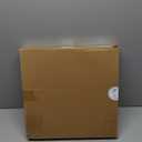 i-lan 16-inch Walnut Lazy Susan  Quiet Rotating Wooden Turntable with Dual Handles & Non-Slip Base, Kitchen Dining Organizer and Gift for Housewarming Special Occasions