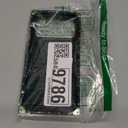 AuroiCYY for iPhone 17 Pro Max Butterfly Stand Case, Glitter Bling Foldable Kickstand Woman Girls Mirror Back Golden Plated Shockproof Protective Elegant Cute Soft Cover for iPhone 17 Pro Max, Black