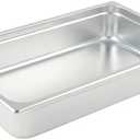 Winco Anti-Jamming Steam Pan, Full-Size x 4-Inch, Stainless Steel, Medium 2-Pack