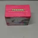 300 Count 1.2 Gallon Trash Bags - 4.5 Liter Colored Small Garbage Bags Unscented Mini Can Liners Leakproof & Tear Resistant for Bathroom, Office, Home