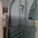 Momcozy Bottle Brush Set - Baby Bottle Cleaner Kit with Silicone Brush, Nipple Brush, Straw Brush, Soap Dispenser, Drying Rack - 7 in 1 Bottle Cleaning Tool for Home and Travel, Green (Classic Style)