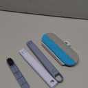 4 in 1 Window Screen Cleaning Brush with Handle, Wet and Dry Window Cleaner with Squeege, Dog and Cat Hair Remover, Suitable for Furniture, Carpet, Clothes, Bedding, Window Screen