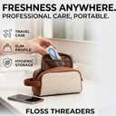 VINSULLA Floss Threaders for Braces, Bridges & Implants 200ct (Pack of 4)