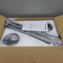 9MMML 10 Lights Wagon Wheel Chandelier, Black Round Globe Wrought Iron Pendant Lights for Dinging&Living Room Kitchen Island Porch Enteyway Hallway,Dia26.4,E26 Bulbs, Heights Adjustable