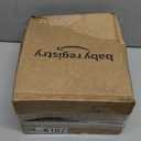 SUSTEAS Rotary Cheese Grater with Handle - Vegetable Shredder with 5 Well-designed Blades & Strong Suction Base,Round Mandoline Slicer & Food Chopper for Kitchen,with Blade Storage Box (Beige)