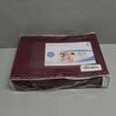 Hotel Sheets Direct 4 Piece Bed Sheet Set Queen Size, 100% Viscose Derived from Bamboo Sheets Set with 2 Pillowcases, Cooling & Breathable Luxury Bedding, Moisture-Wicking & Silky Soft, Burgundy