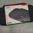 Belkin Nintendo Switch 2 Case, Travel Bag w/AirTag Holder & Storage Pocket for Up to 12 Game Cards - Portable, Lightweight Carrying Case w/Hard Shell, Soft Interior, Switch 2 Accessories - Charcoal (Black)