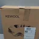 KEWOOL Scalloped Decorative Bowl Home Decor, 12.6" Shell Ruffle Fruit Bowl