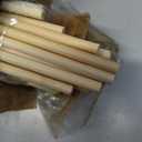 50 Pcs Smore Sticks for Fire Pit Extra Long - Thick 36 Inch Long Smores Sticks for Fire Pit, Suitable for Crafts & Flower Bouquets - 5mm Thick Bamboo Skewers for Smores, Meat, Kabobs, Hot Dogs, Fruits
